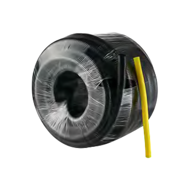 Putken eristysholkki (musta, keltainen)